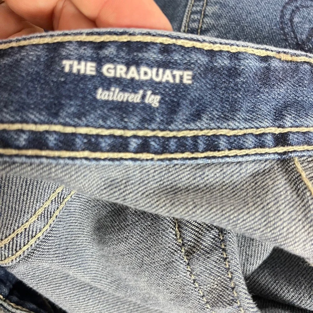 Adriano Goldschmied The‎ Graduate Tailored Leg Med Wash Size 40 X 32